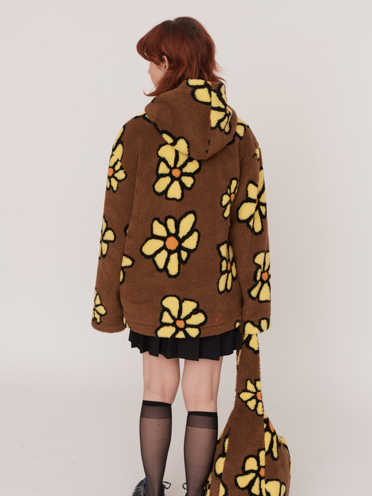 Flower Fleece Hoodie