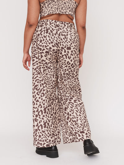 Lazy Leopard Baggy Pants