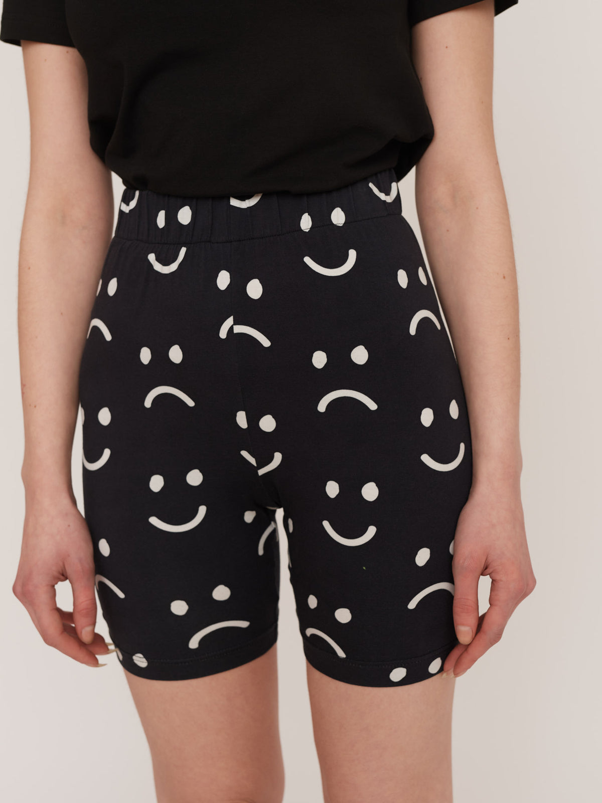Happy Sad Cycling Shorts