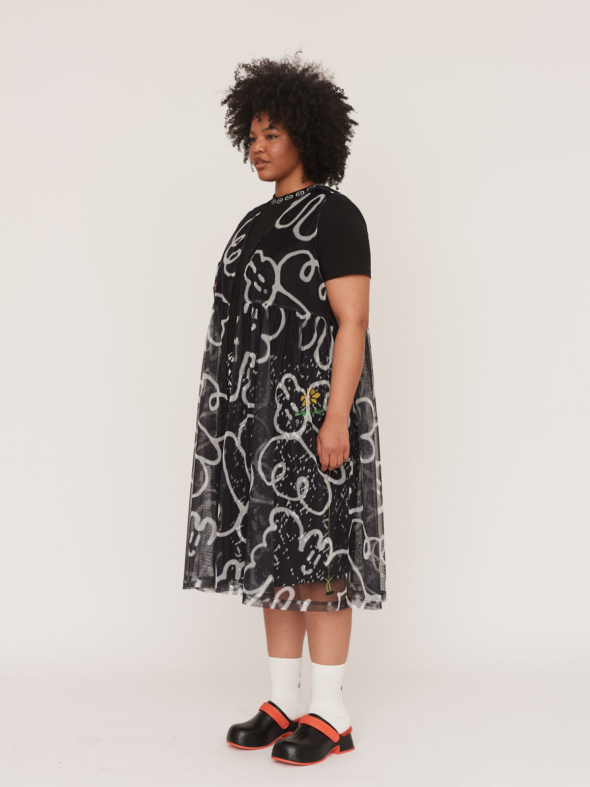Butterfly Mesh Dress