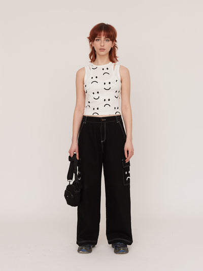 Happy Sad Layer Vest