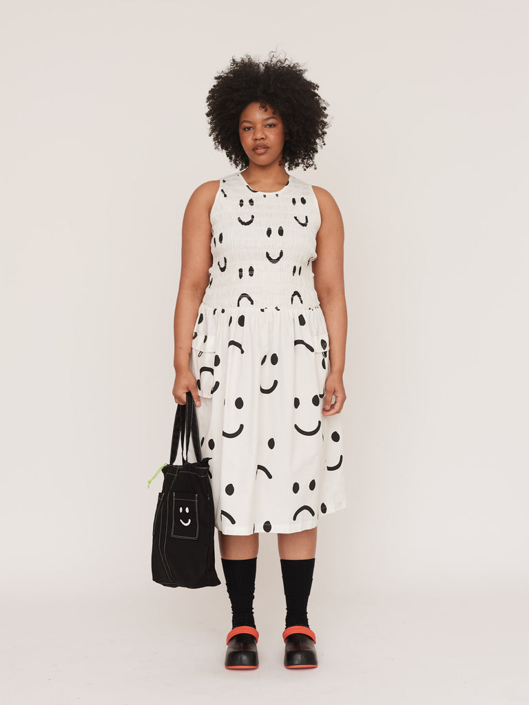 Sad Robe Happy Sad Shirred Dress – Lazy Oaf