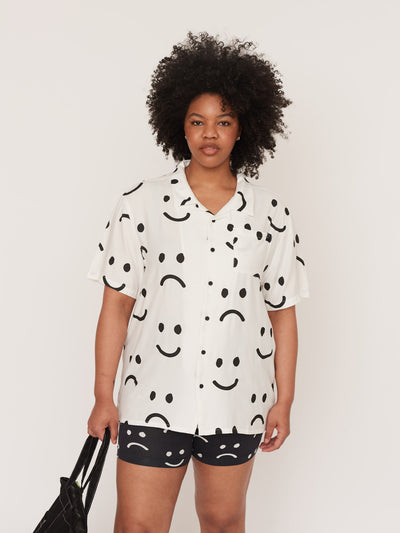 Happy Sad Bowling Shirt