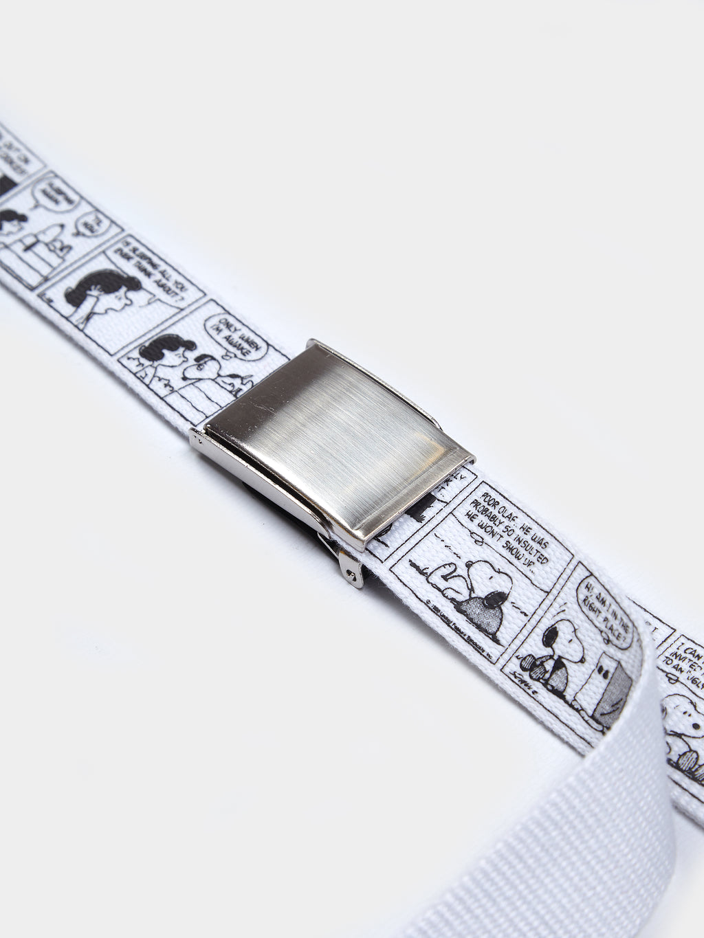 Lazy Oaf x Peanuts Comic Strip Belt - White