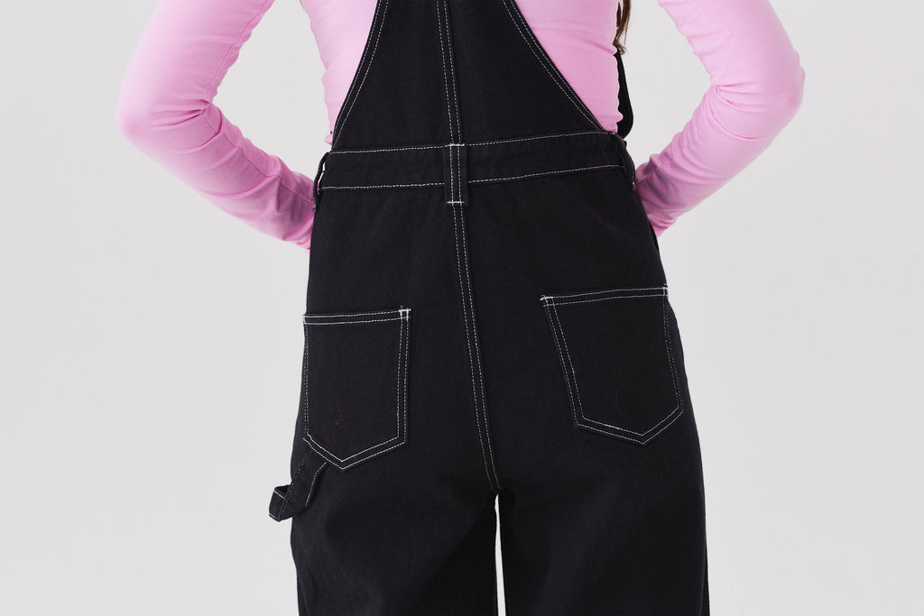 Lazy Oaf Big Black Dungarees