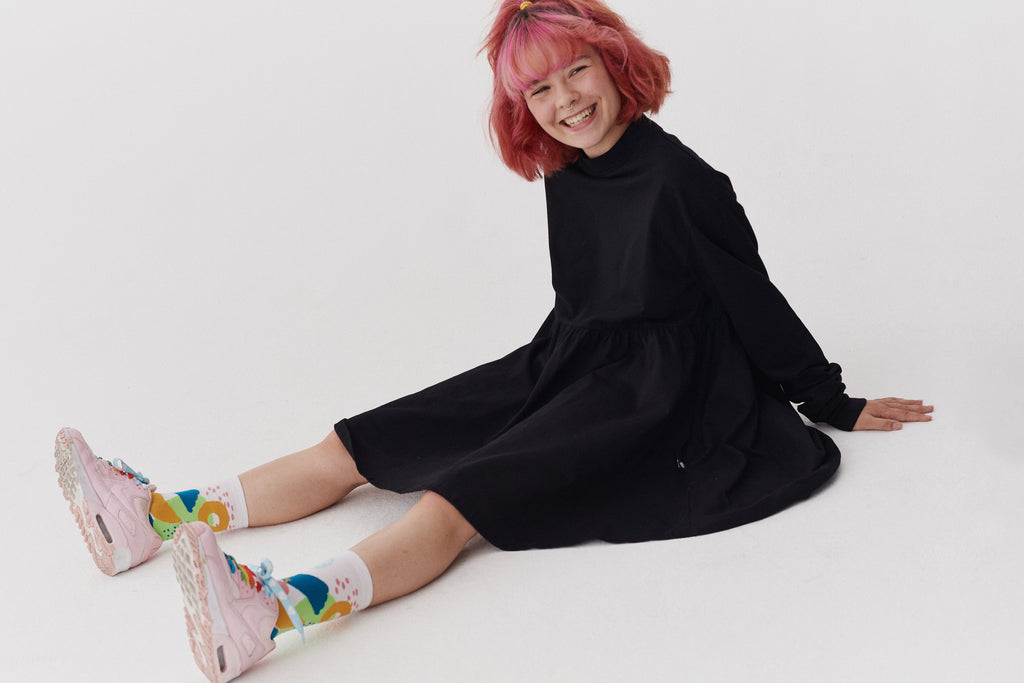 LO Black Sally Sack Dress