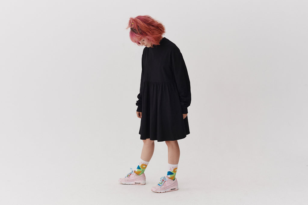 LO Black Sally Sack Dress