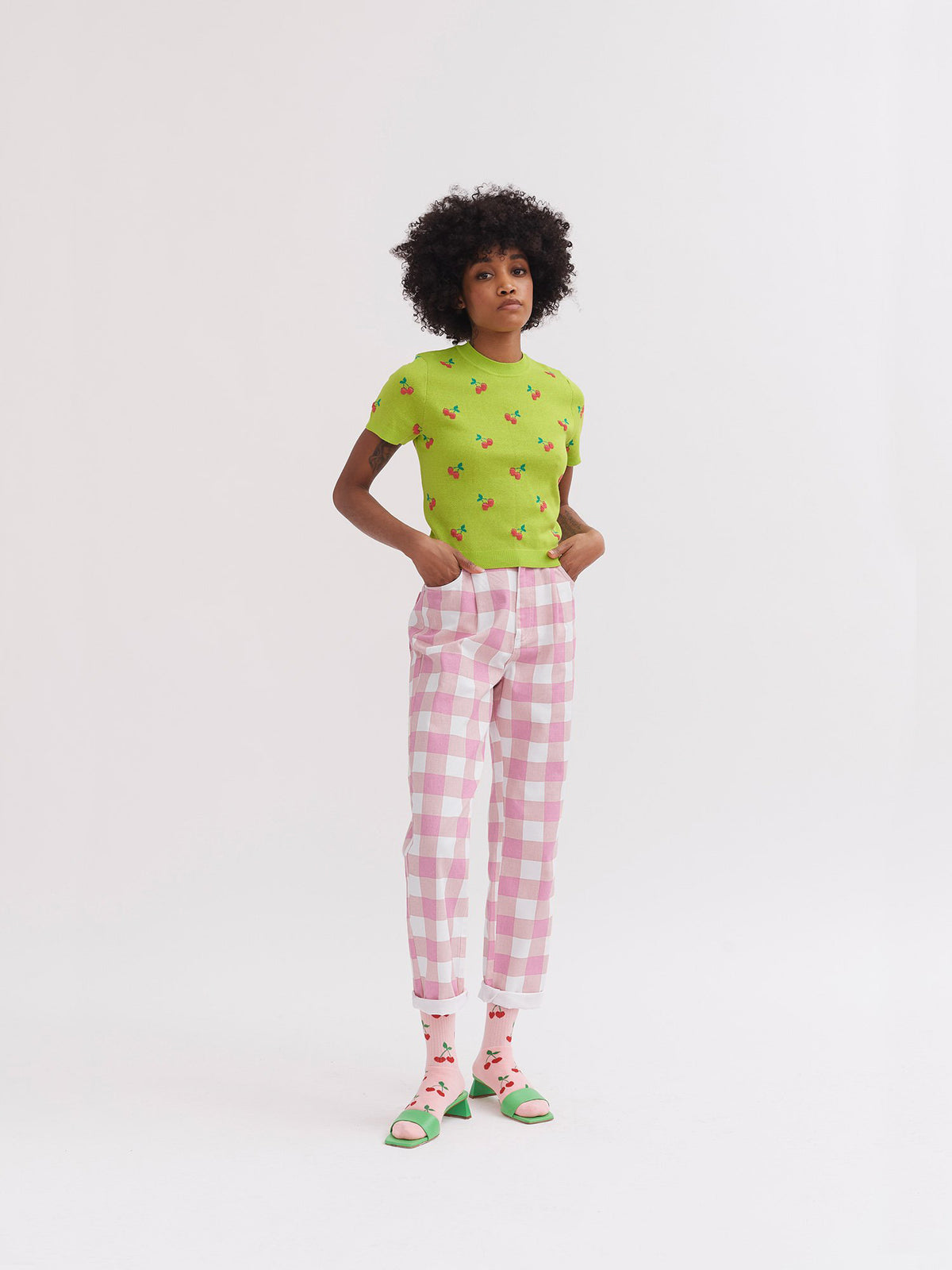 Lazy Oaf Cherry Picked Knitted Tee