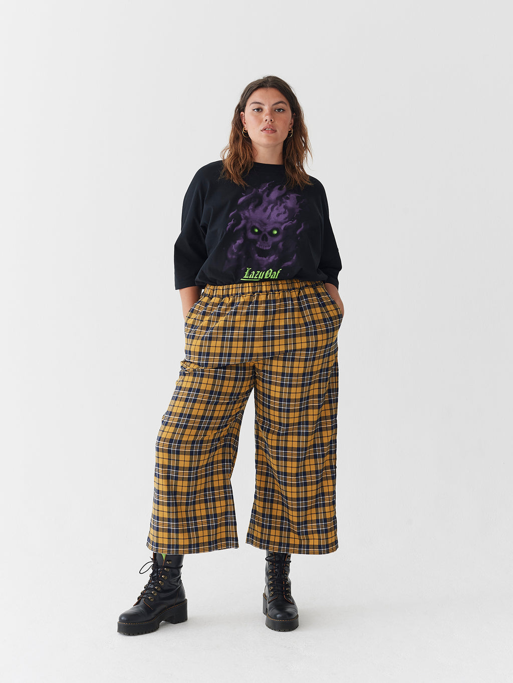 Lazy Oaf Checkpoint Wide Leg Trousers