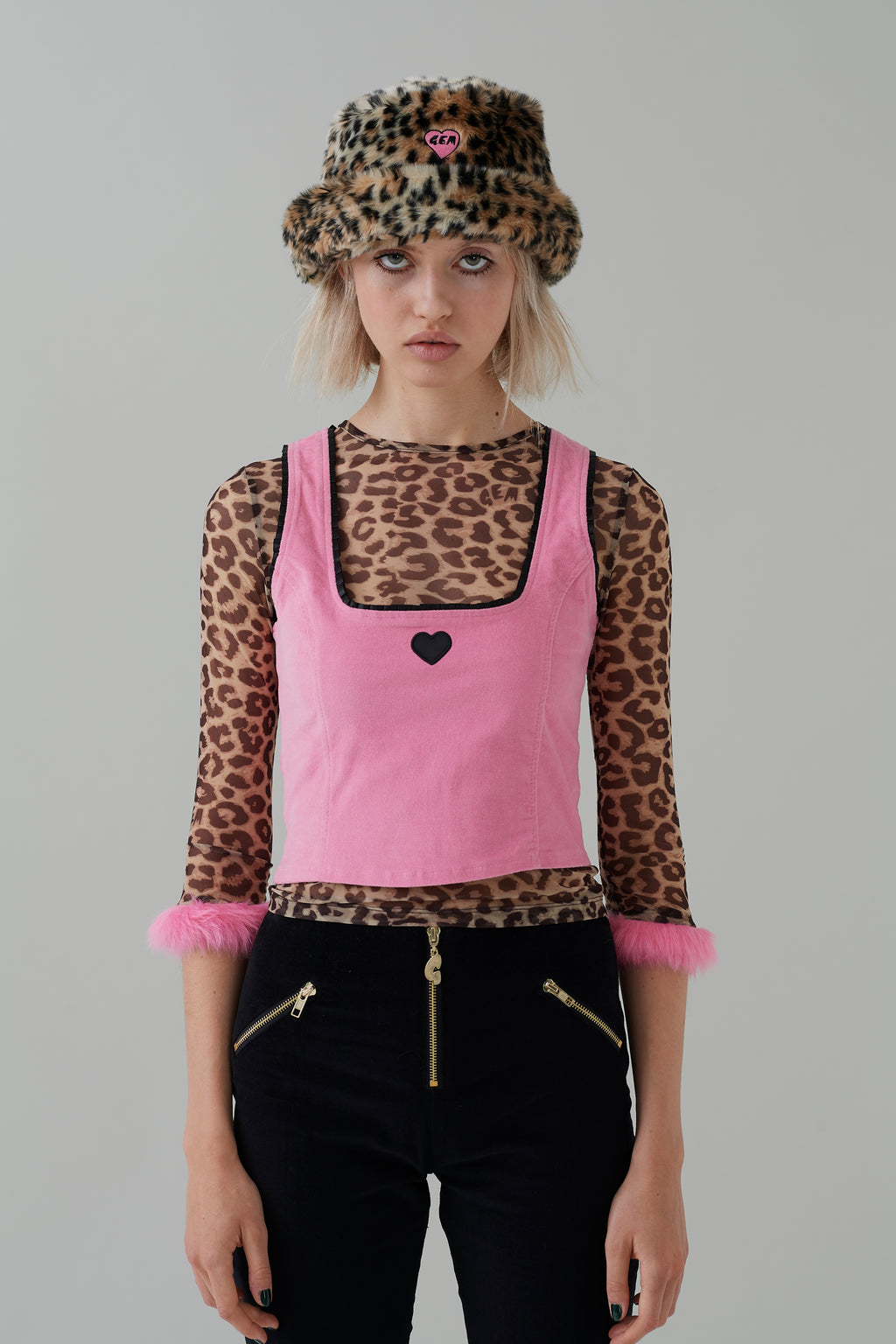 G.E.M Velvet Corset Top