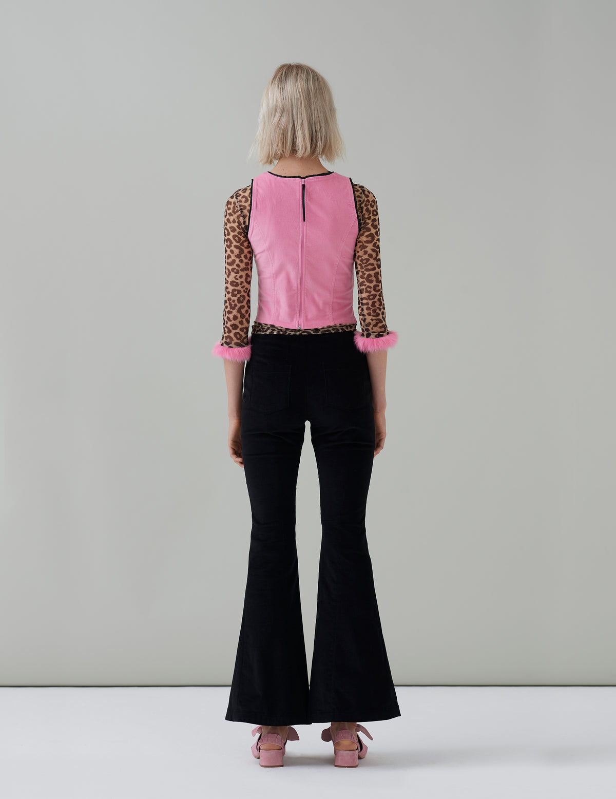 G.E.M Velvet Corset Top