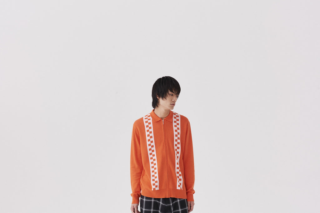 Lazy Oaf Double Stripe Zip Up Cardigan