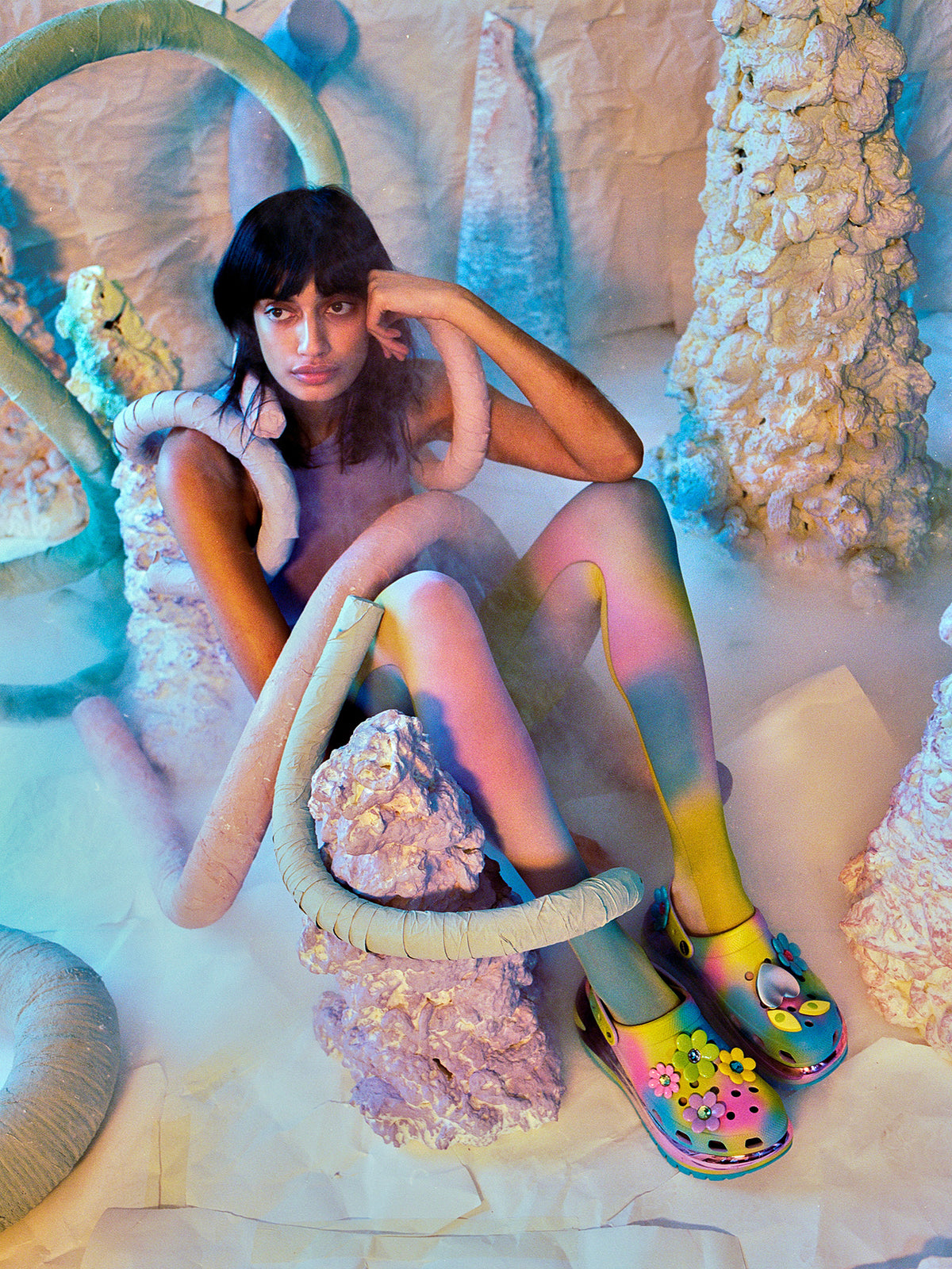 LO X Crocs New Dimensions Mega Crush Clog