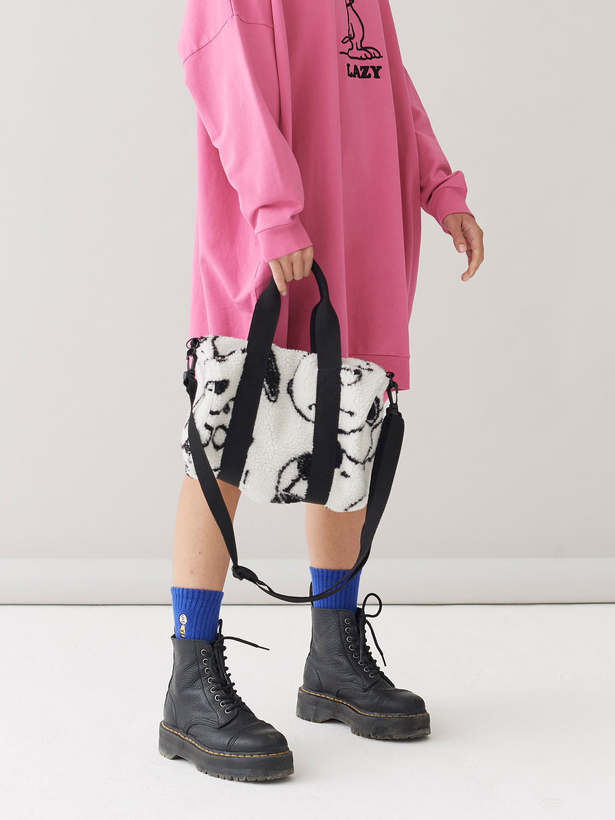 Lazy Oaf x Peanuts Good Grief Fleece Bag