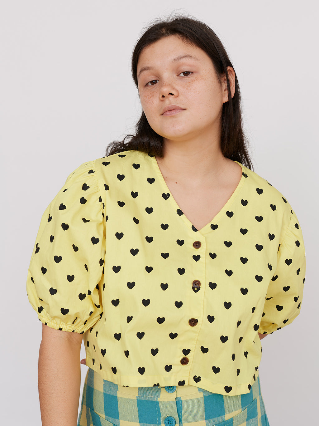 Lazy Oaf Lemon Love Boxy Shirt