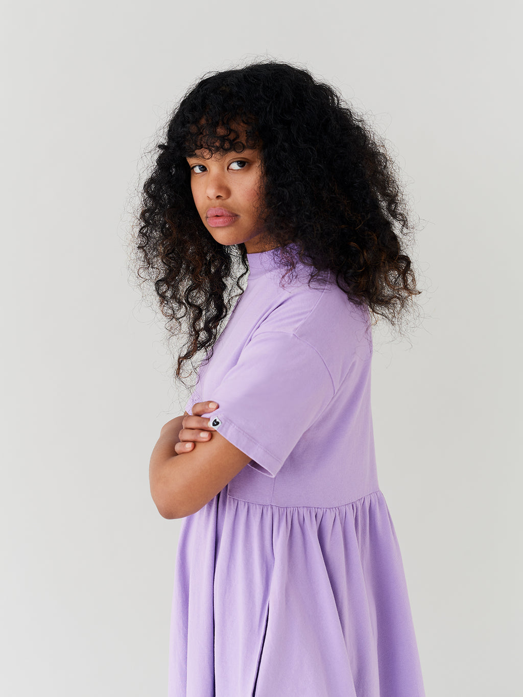 LO Lilac Short Sleeve Sally Dress