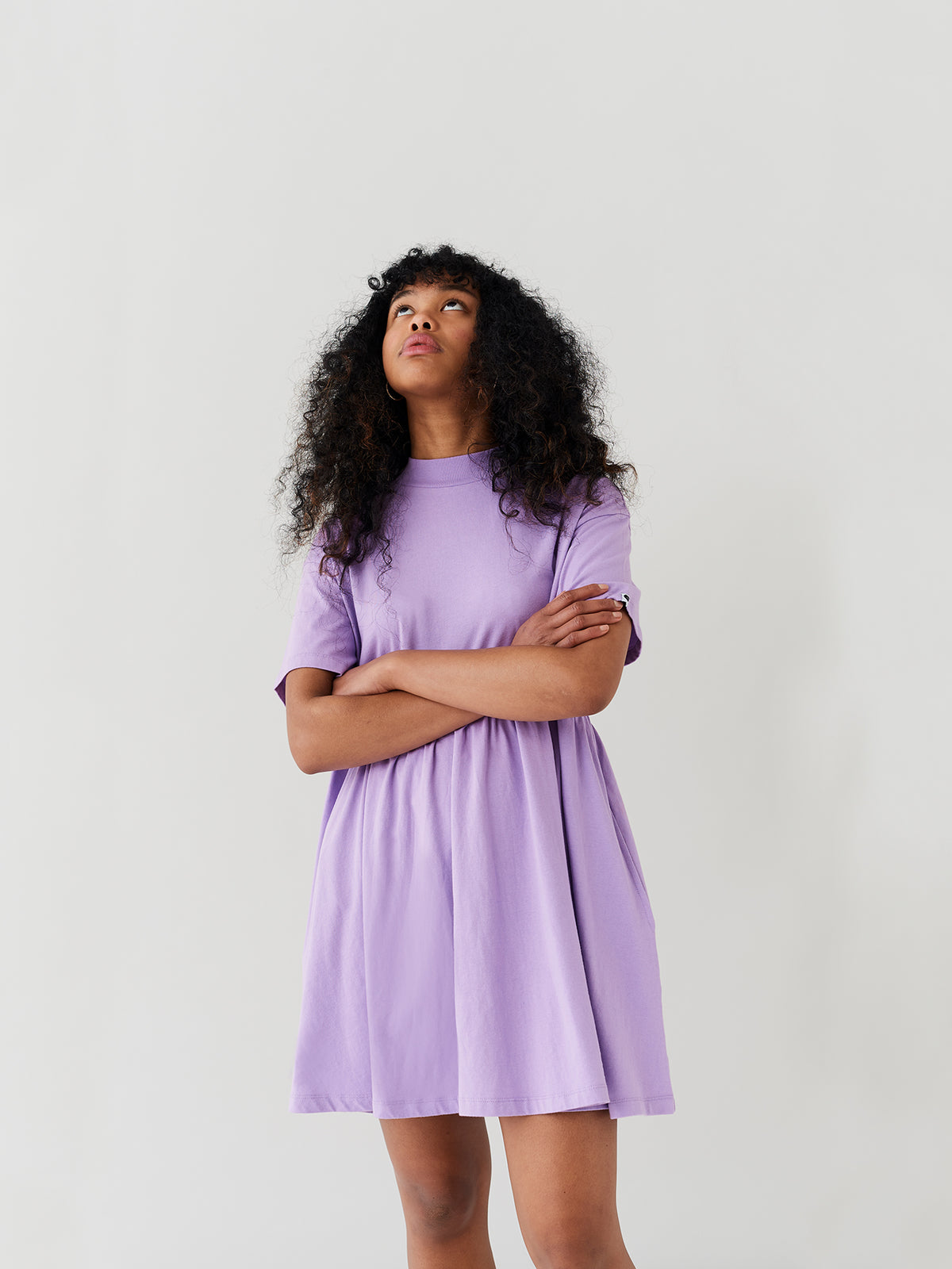 LO Lilac Short Sleeve Sally Dress