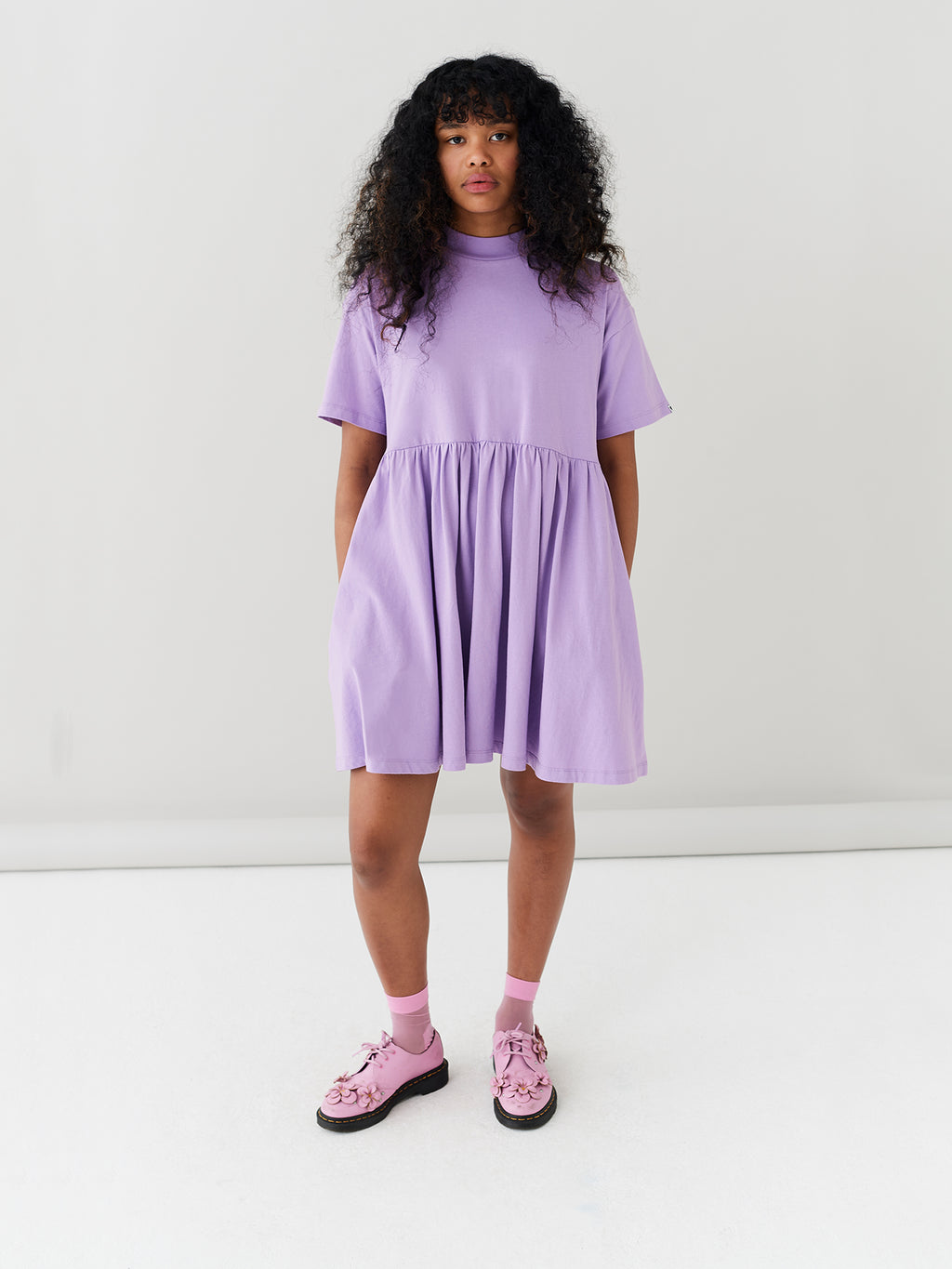 LO Lilac Short Sleeve Sally Dress