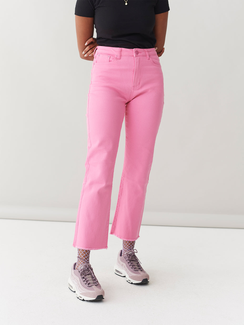 LO Straight Leg Jeans - Pink