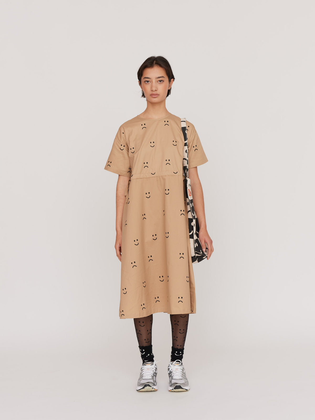 Happy Sad Beige Dress