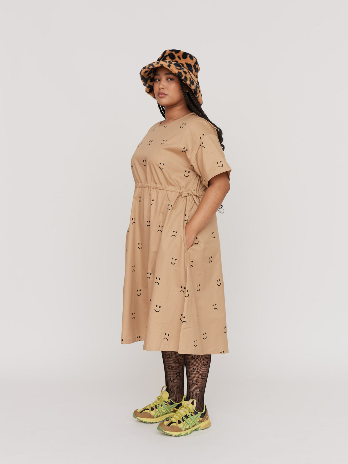 Happy Sad Beige Dress