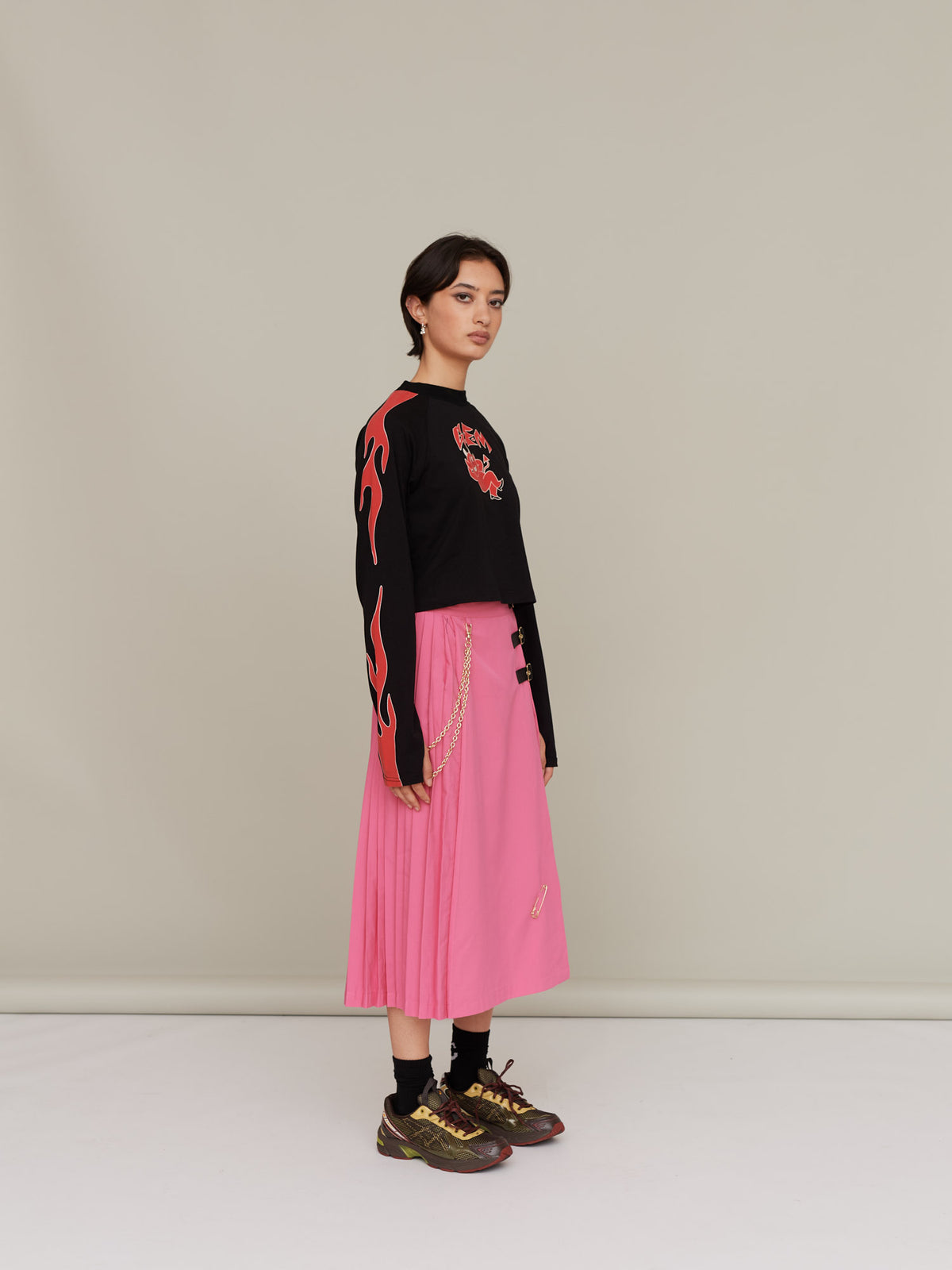 G.E.M Flaming Long Sleeve Tee