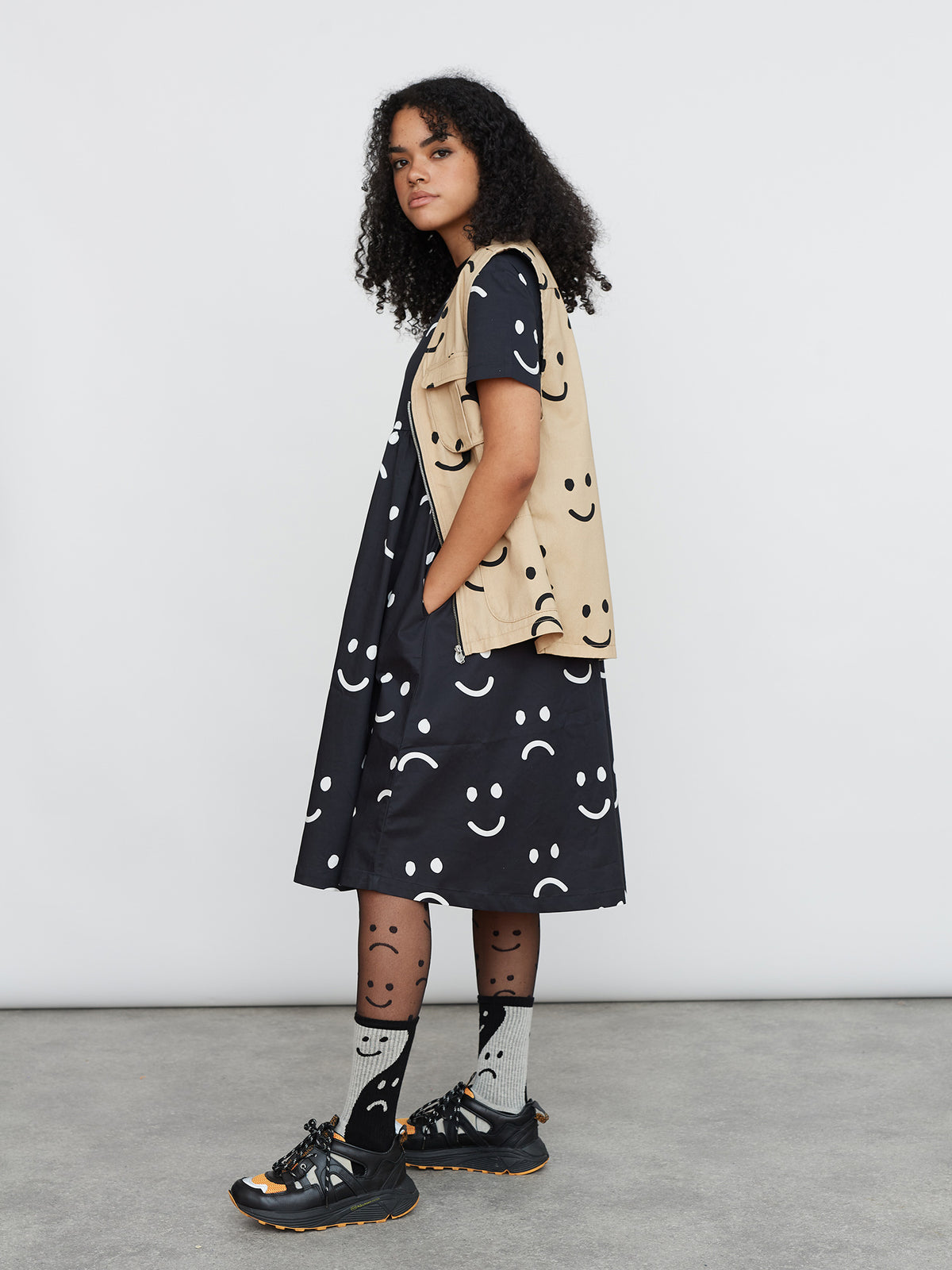 Happy Sad Midi Dress