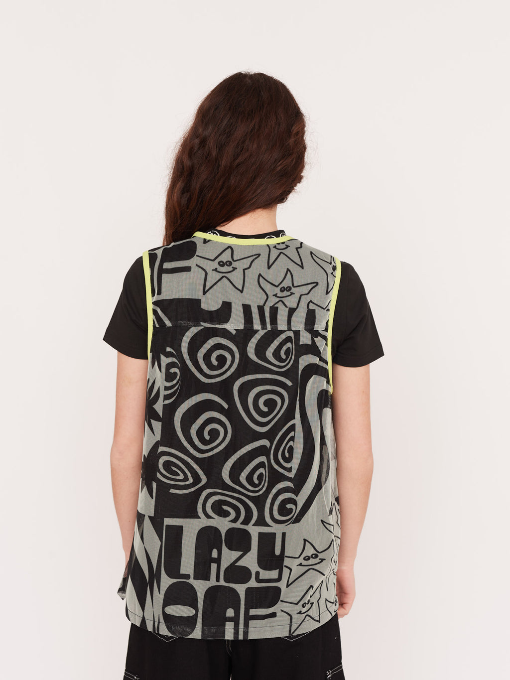 Wavey Lazy Mesh Gilet