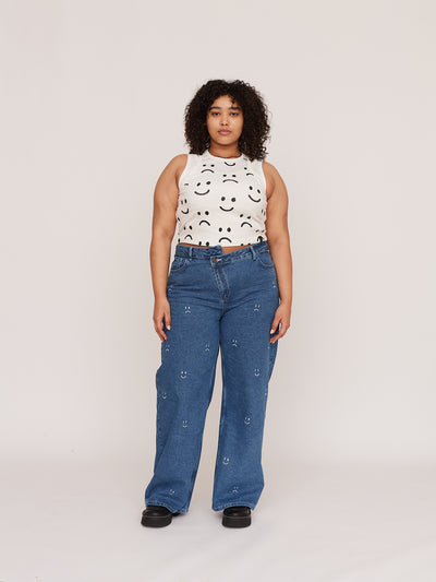 Happy Sad Layer Vest