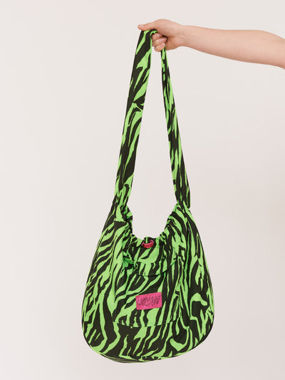 Lazy Tiger Drawstring Bag