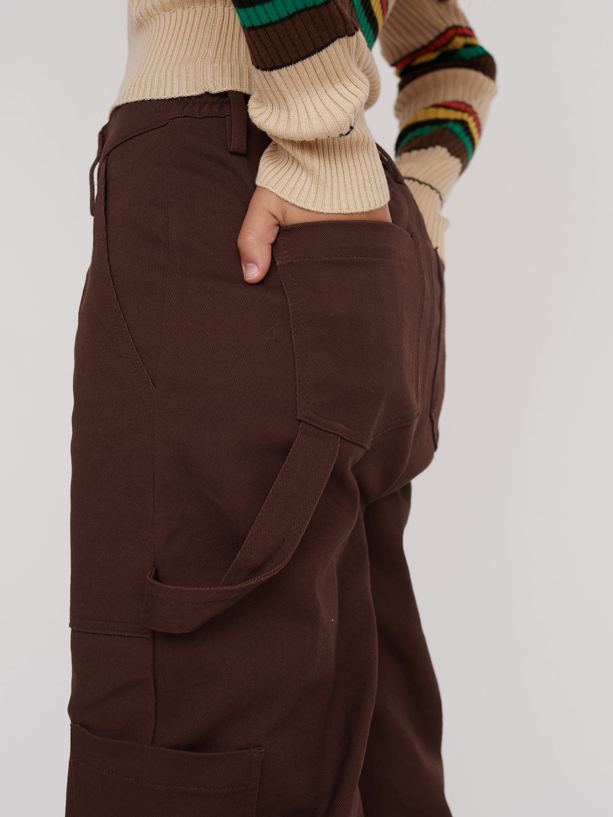 Smokey Brown Carpenter Pants