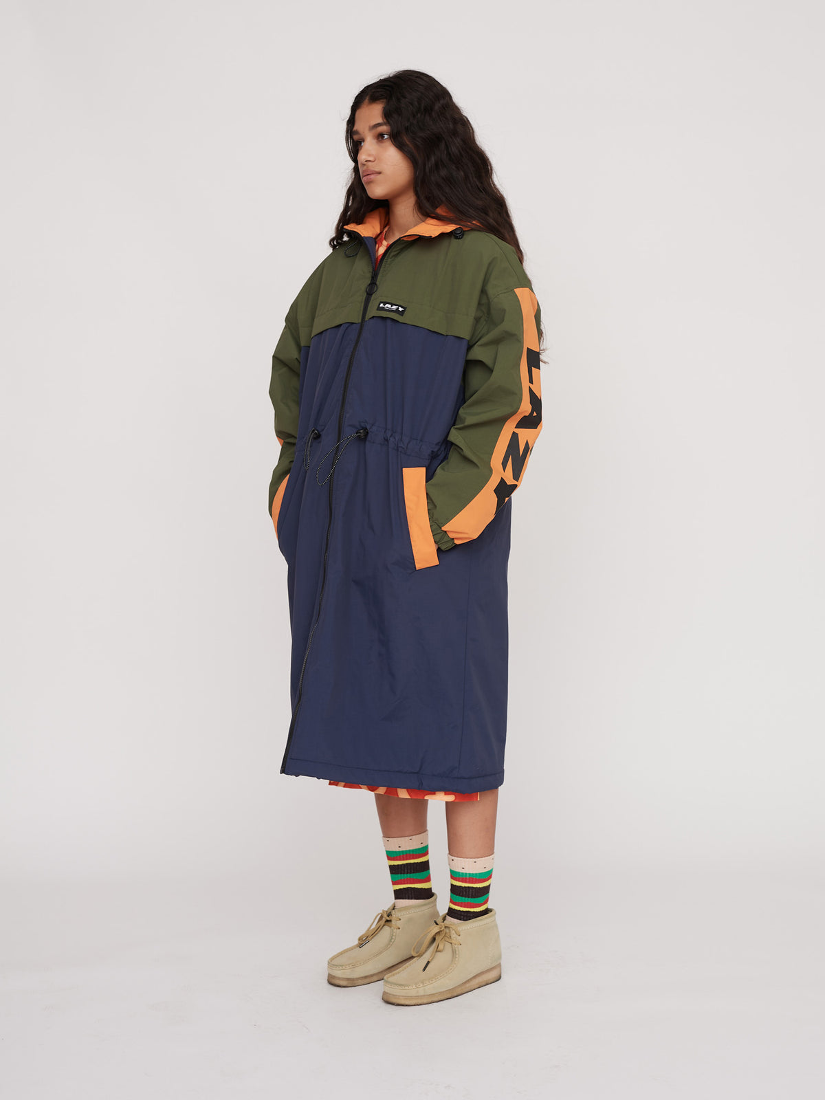 Panelled Oversized Parka