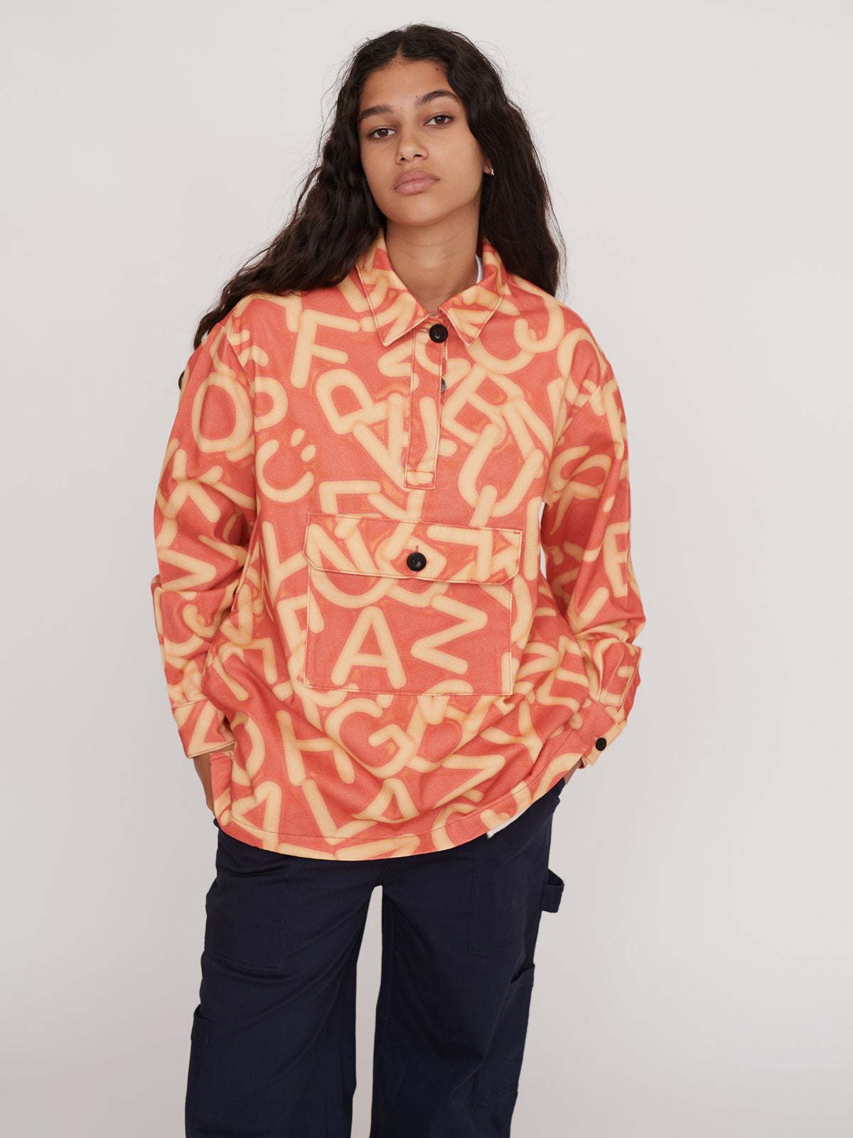 Alphabetti Smock Overshirt