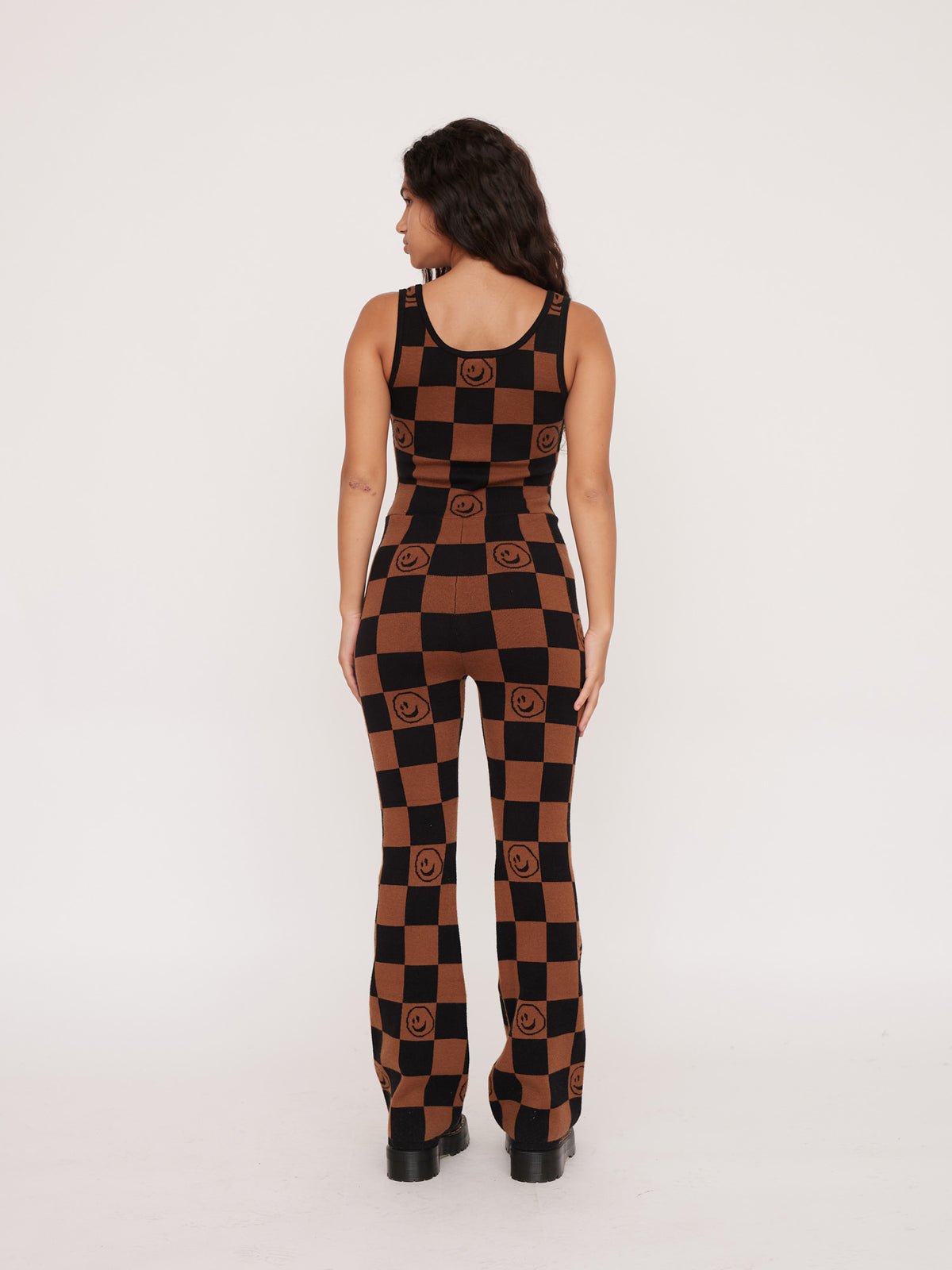 Squish Face Chequered Romper