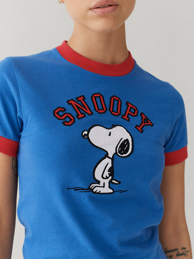 Lazy Oaf x Peanuts Snoopy Varsity T-Shirt