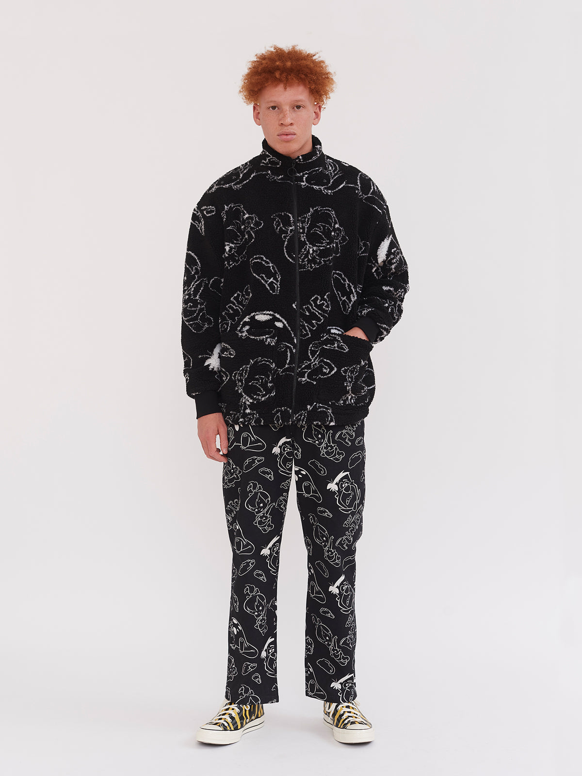 Lazy Oaf x The Flintstones Character Fleece