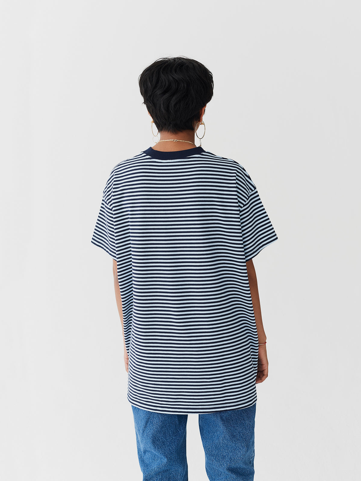 Lazy Oaf Lazy Stripe Oversized T-Shirt