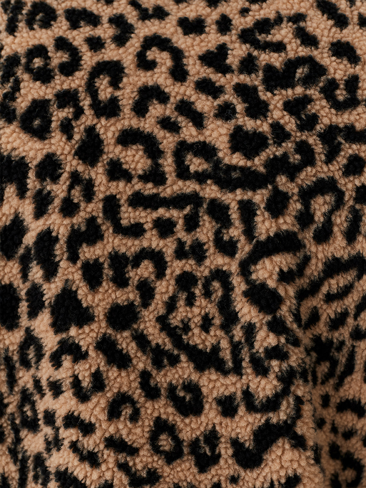 Lazy Oaf Leopard Half Zip Fleece