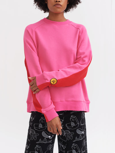 Lazy Oaf Oops Raglan Sweatshirt