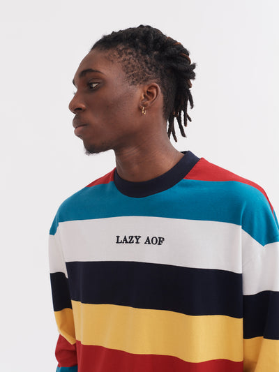 Lazy Oaf Oops Stripey Long Sleeve T-Shirt