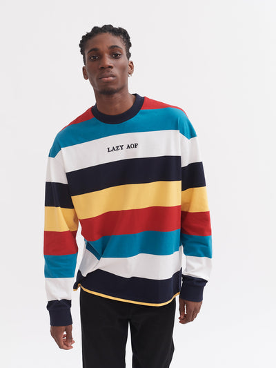 Lazy Oaf Oops Stripey Long Sleeve T-Shirt