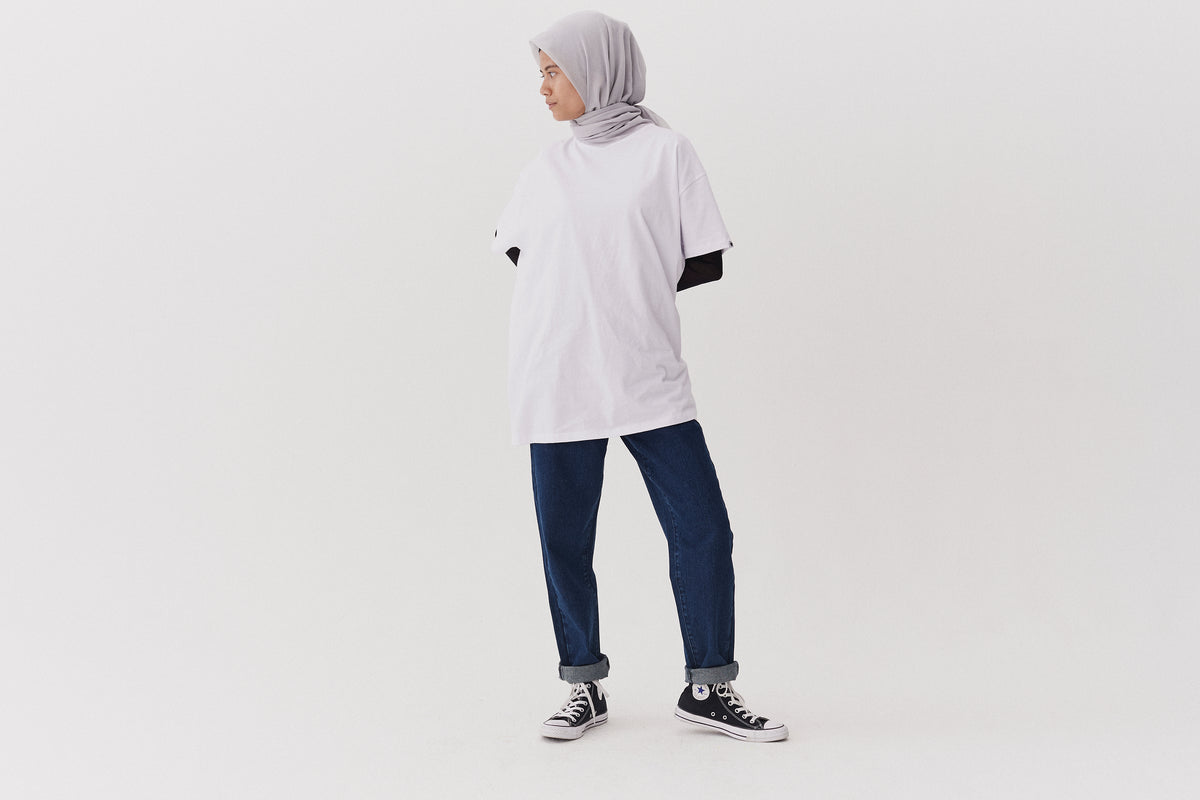LO White Oversized T-shirt