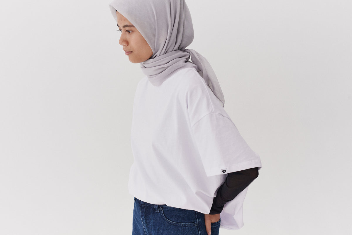 LO White Oversized T-shirt