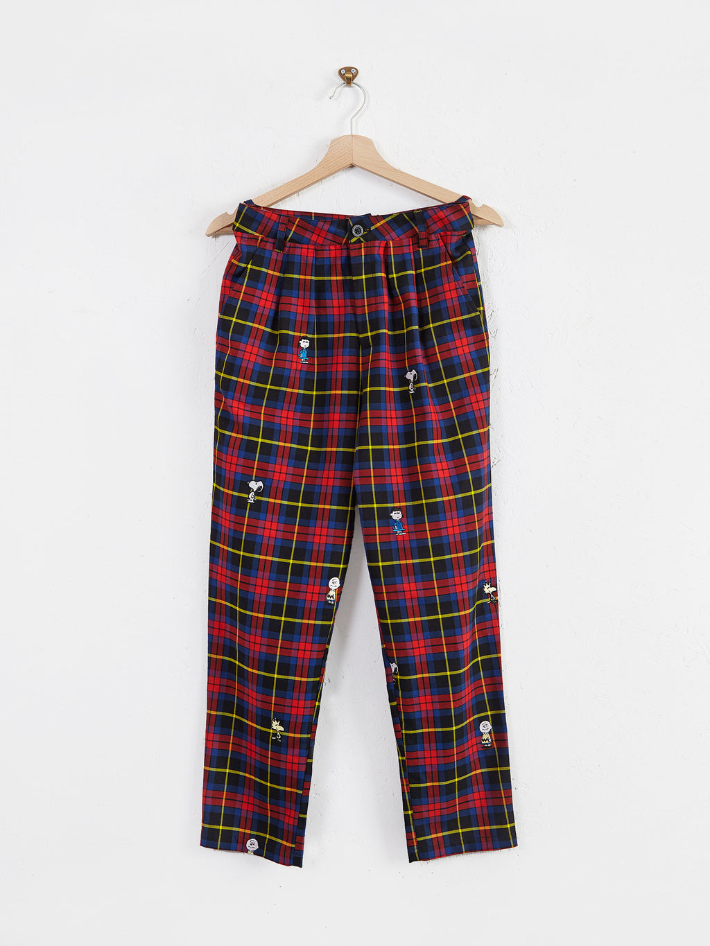 Lazy Oaf x Peanuts Character Repeat Check Pants