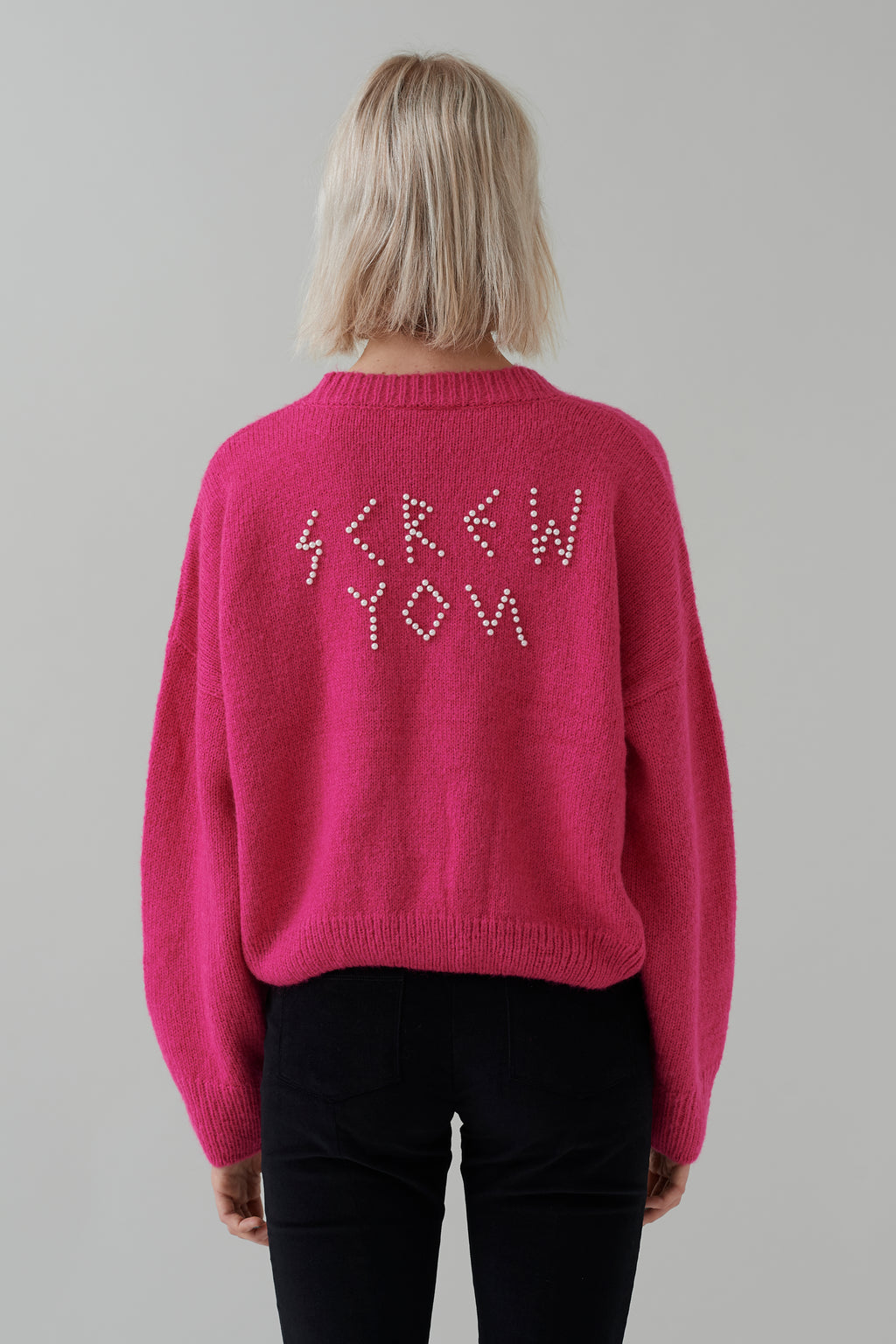 G.E.M Screw You Pearl Cardigan
