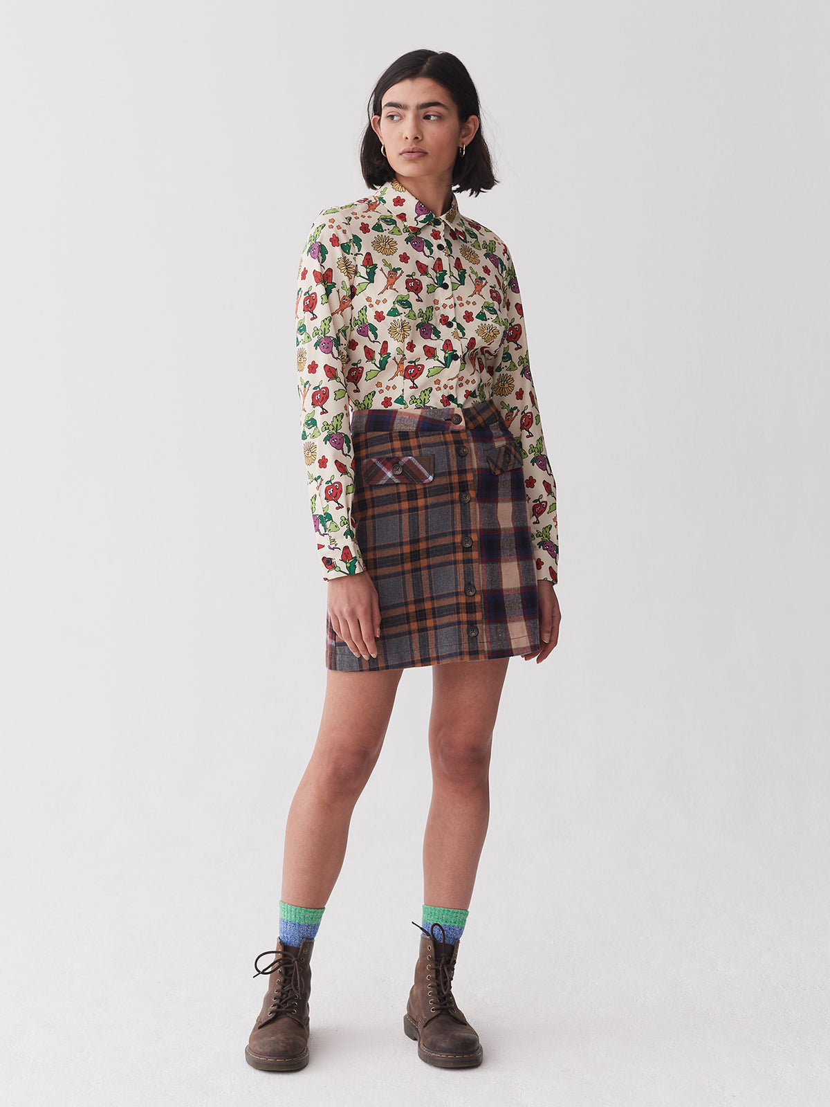 Lazy Oaf Vegetable Patch Fitted Shirt
