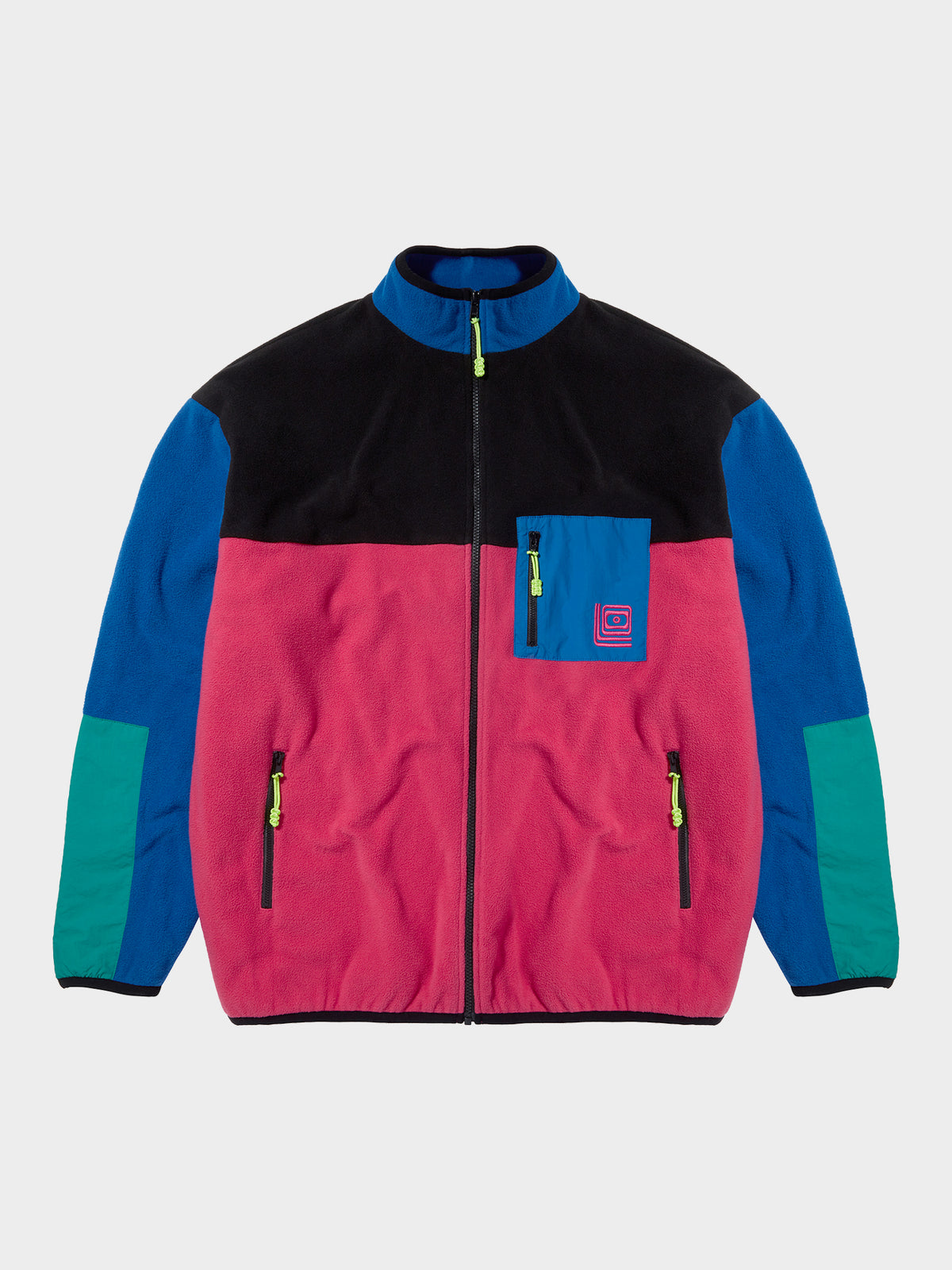 Lazy Oaf Watching Eyes Zip Up Fleece
